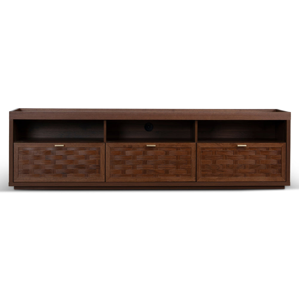 180cm TV Entertainment Unit | Walnut | Myka Home - View 2