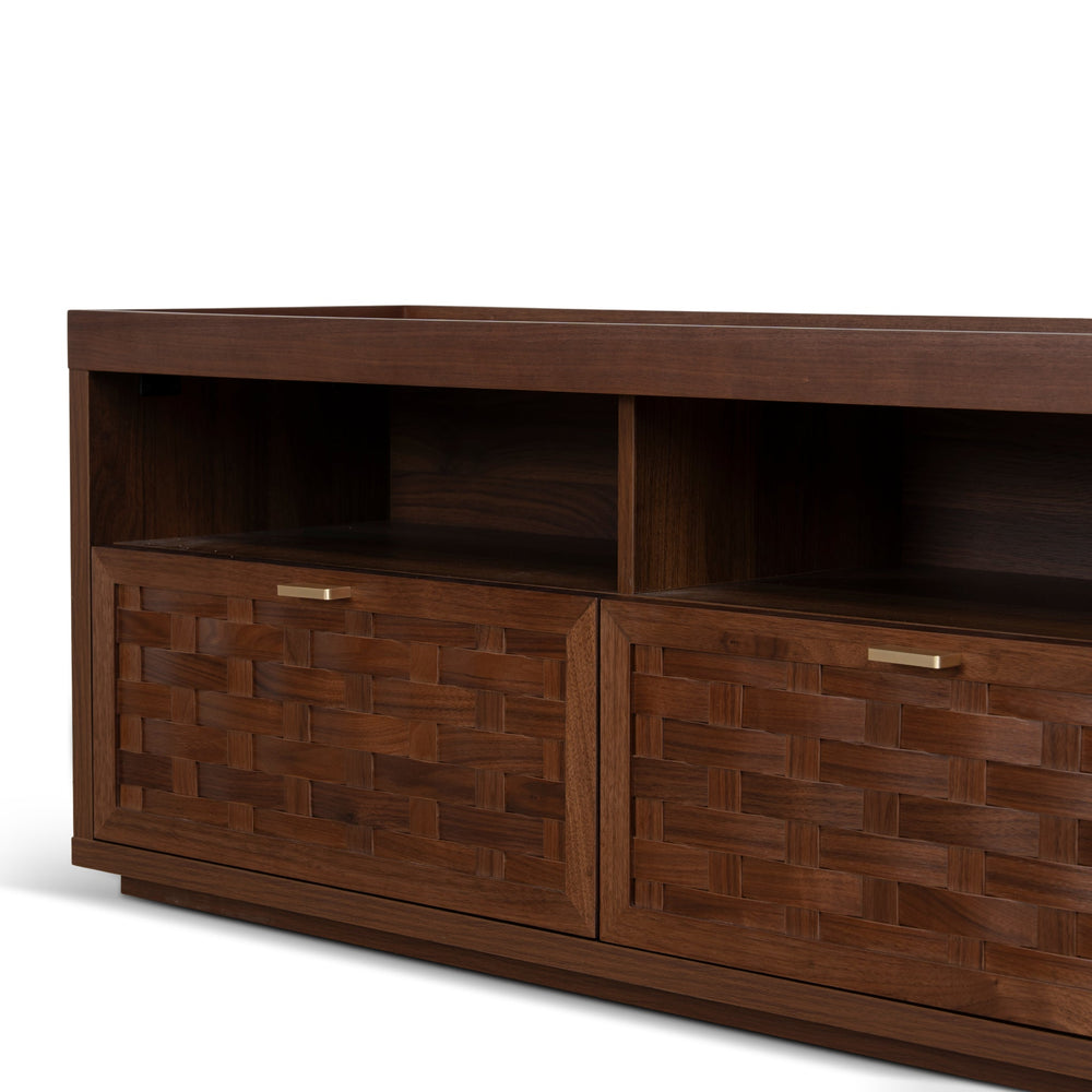 180cm TV Entertainment Unit | Walnut | Myka Home - View 5