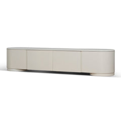 2.2m TV Entertainment Unit | Ivory Oat | Myka Home