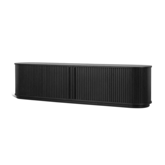 2M TV Entertainment Unit | Full Black | Myka Home
