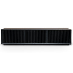 2m Entertainment TV Unit | Black Veneer | Myka Home