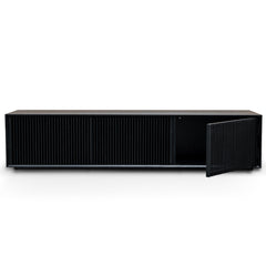 2m Entertainment TV Unit | Black Veneer | Myka Home