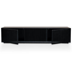 2m Entertainment TV Unit | Black Veneer | Myka Home