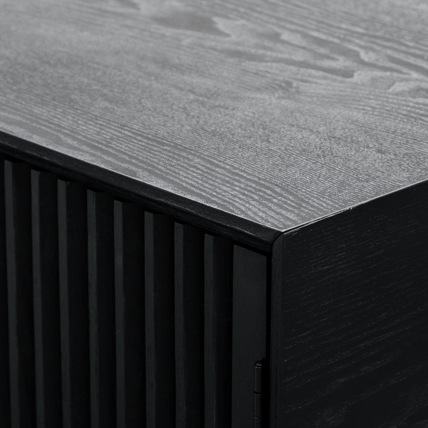 2m Entertainment TV Unit | Black Veneer | Myka Home - View 11