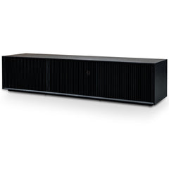 2m Entertainment TV Unit | Black Veneer | Myka Home
