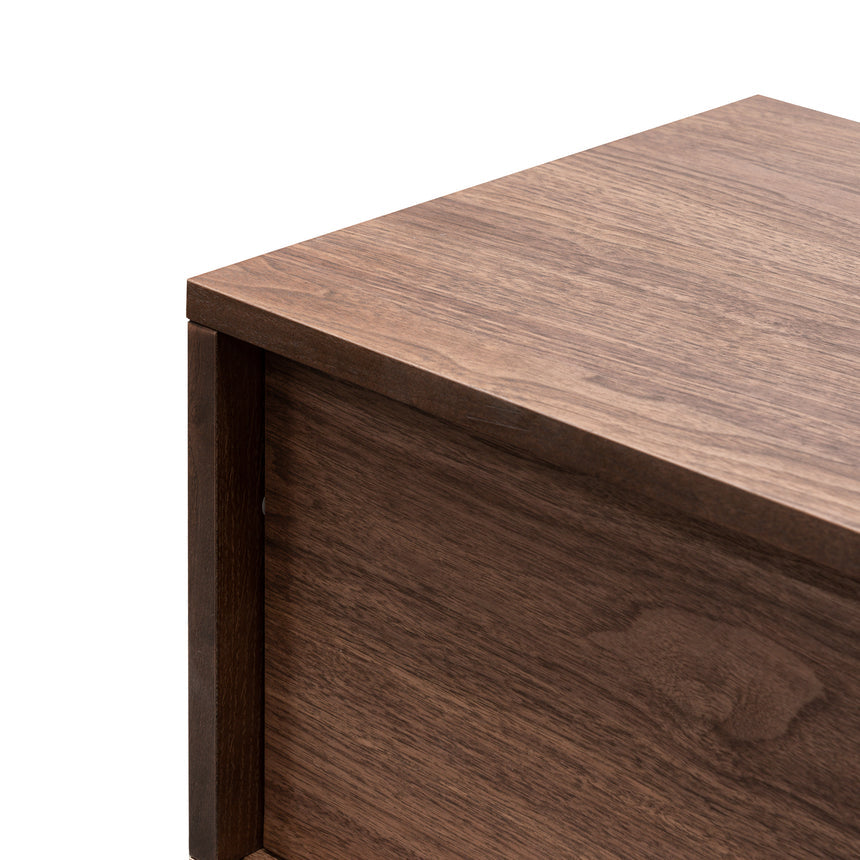 2.1m Walnut Wooden TV Entertainment Unit | Black legs | Myka Home - View 15