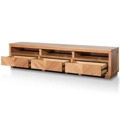 Ex Display - CTV6322-AW 2.4m Entertainment TV Unit - Messmate