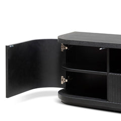 CTV6980-DW 2m Veneer Top Entertainment TV Unit - Full Black