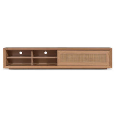 CTV6457-CN Rattan Doors 2.3m TV Entertainment Unit - Natural