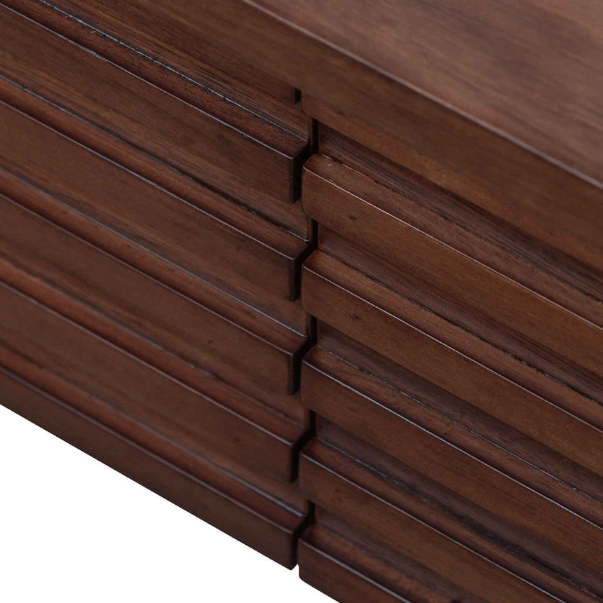 2.2m TV Entertainment Unit | Walnut | Myka Home - View 10
