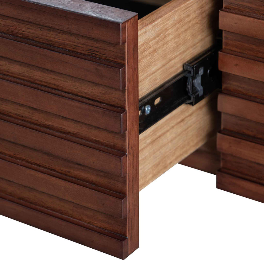 2.2m TV Entertainment Unit | Walnut | Myka Home - View 14