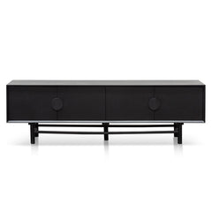 Ex - Display CTV6619-OW 1.8m Wooden TV Entertainment Unit - Black