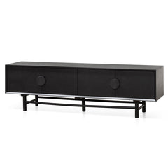 Ex - Display CTV6619-OW 1.8m Wooden TV Entertainment Unit - Black