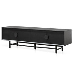 Ex - Display CTV6619-OW 1.8m Wooden TV Entertainment Unit - Black