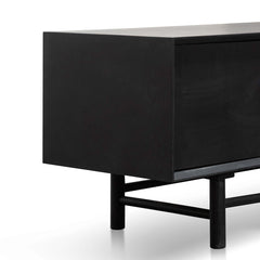 Ex - Display CTV6619-OW 1.8m Wooden TV Entertainment Unit - Black
