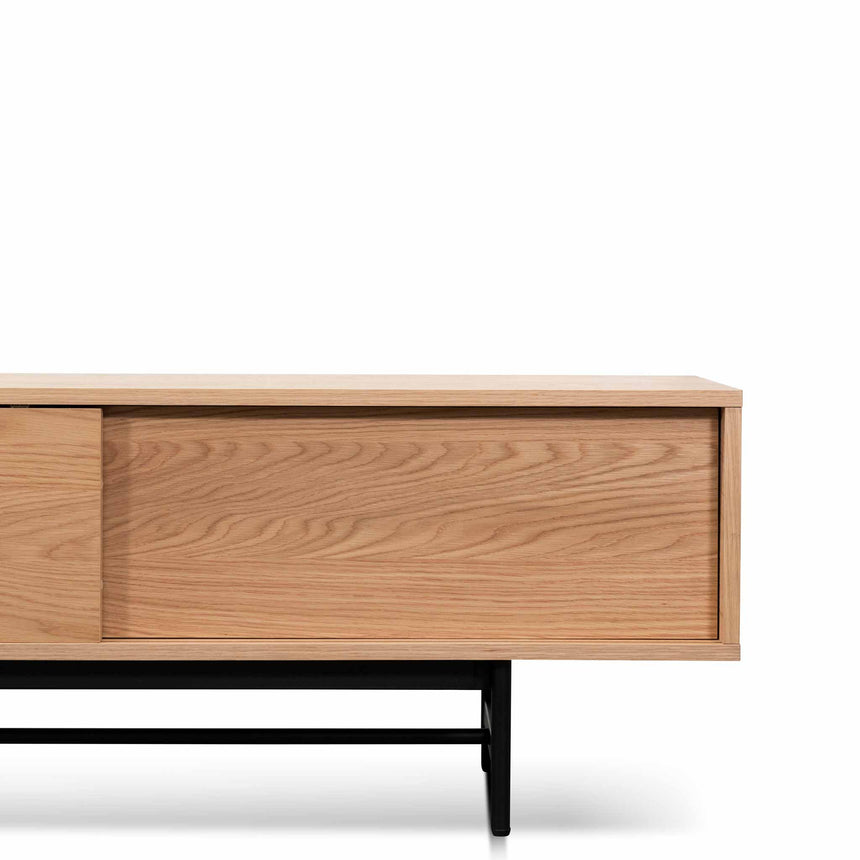 2.1m Wooden aEntertainment TV Unit | Natural | Myka Home - View 7