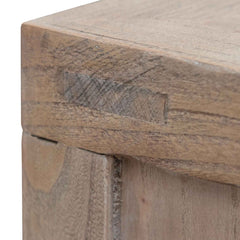 CTV6700 2m TV Entertainment Unit - Natural with Rattan Doors