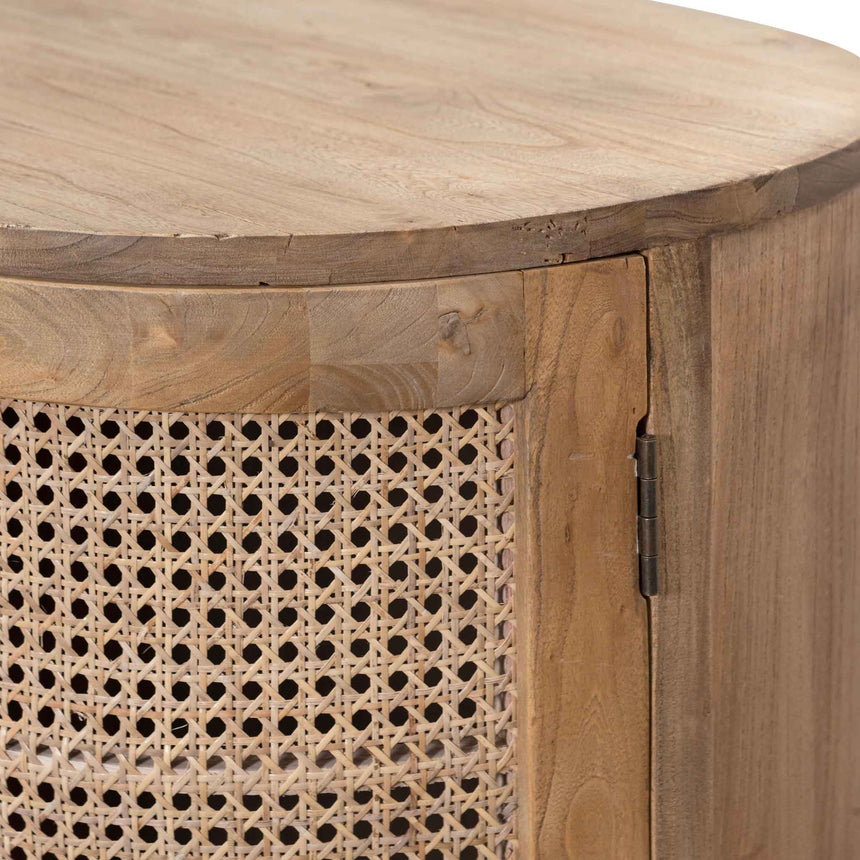 2.1m Sideboard Unit - Natural with Rattan Doors - View 10