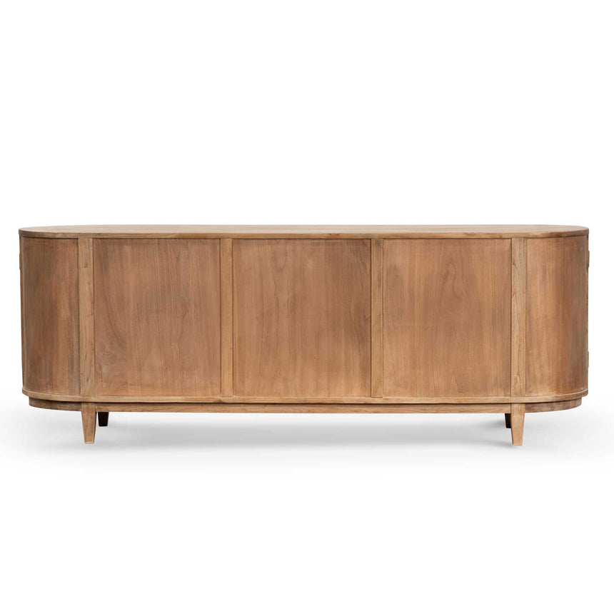 2.1m Sideboard Unit - Natural with Rattan Doors - View 12