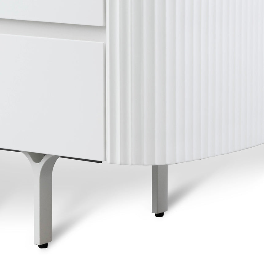 1.8m Entertainment TV Unit | White | Myka Home - View 11