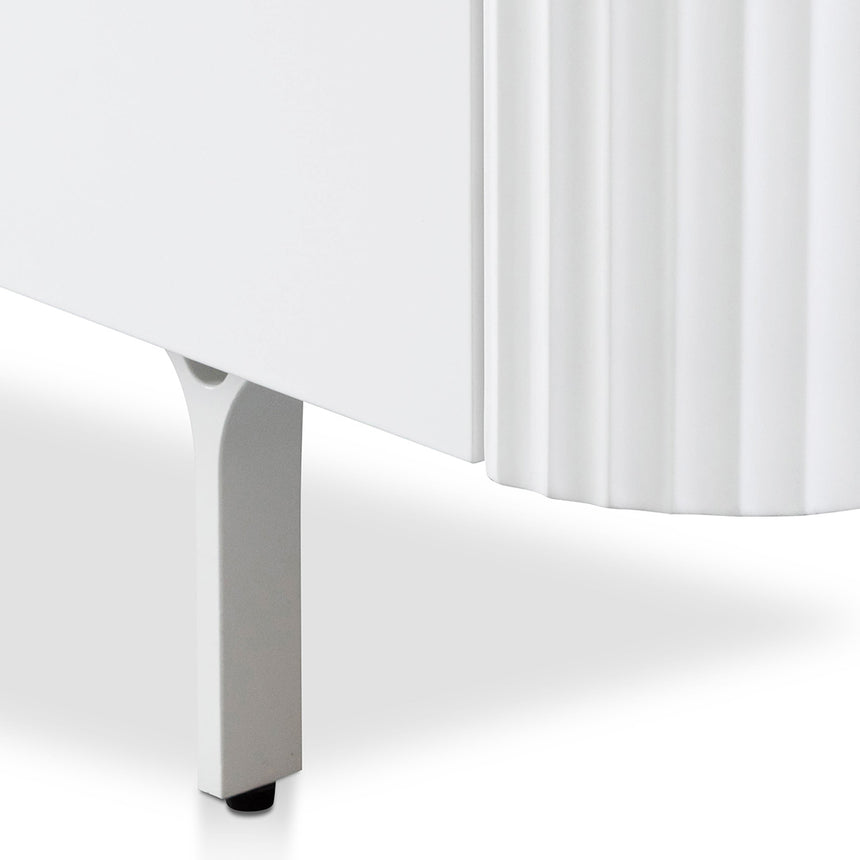 1.8m Entertainment TV Unit | White | Myka Home - View 12