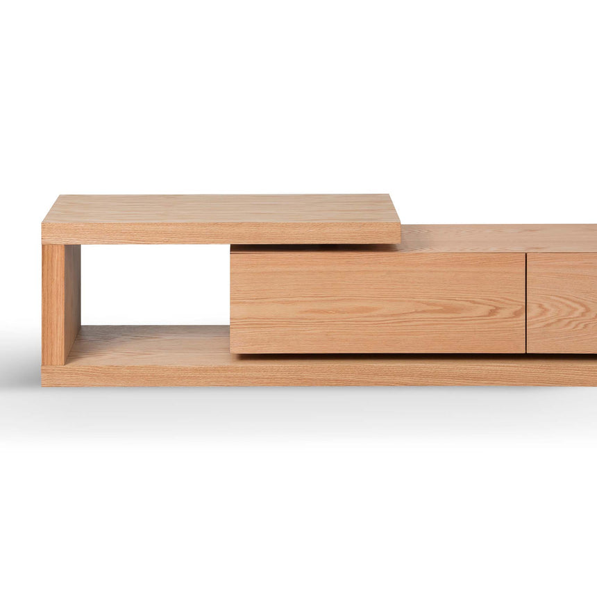 Extendable TV Entertainment Unit | Natural | Myka Home - View 4