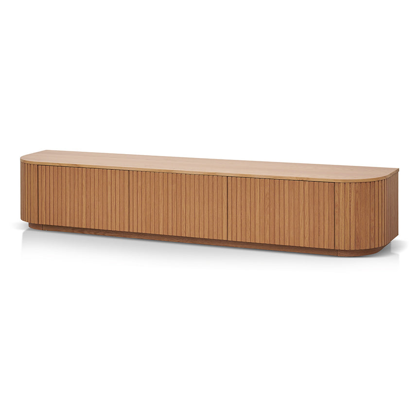 2.4m TV Entertainment Unit | Natural Oak | Myka Home