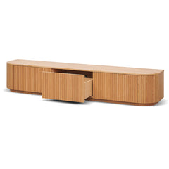 CTV8308-CN 2.4m TV Entertainment Unit - Natural Oak