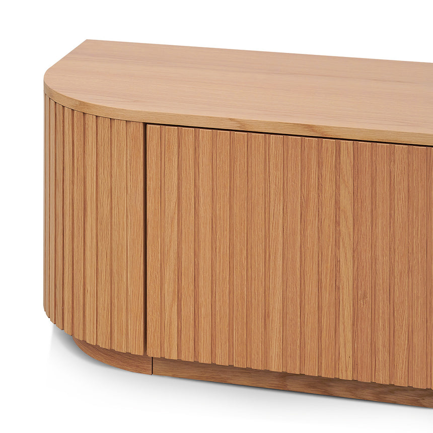 2.4m TV Entertainment Unit | Natural Oak | Myka Home - View 4