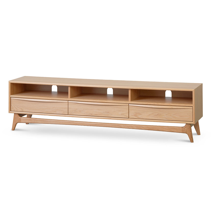 Wide TV Entertainment Unit | Natural Oak | Myka Home