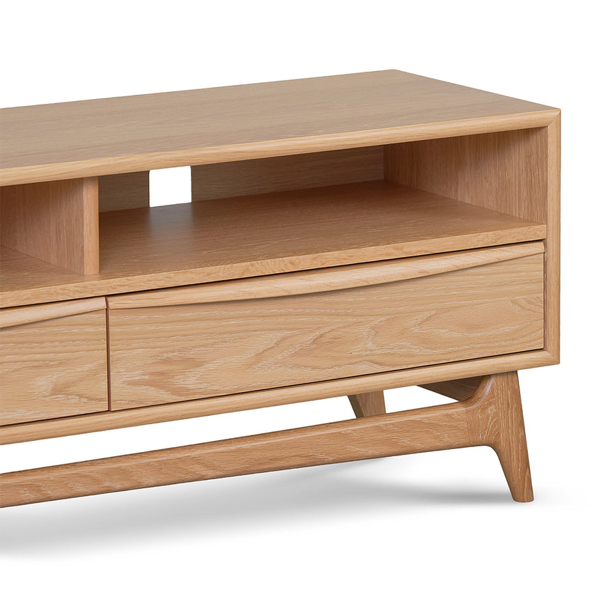 Wide TV Entertainment Unit | Natural Oak | Myka Home - View 7