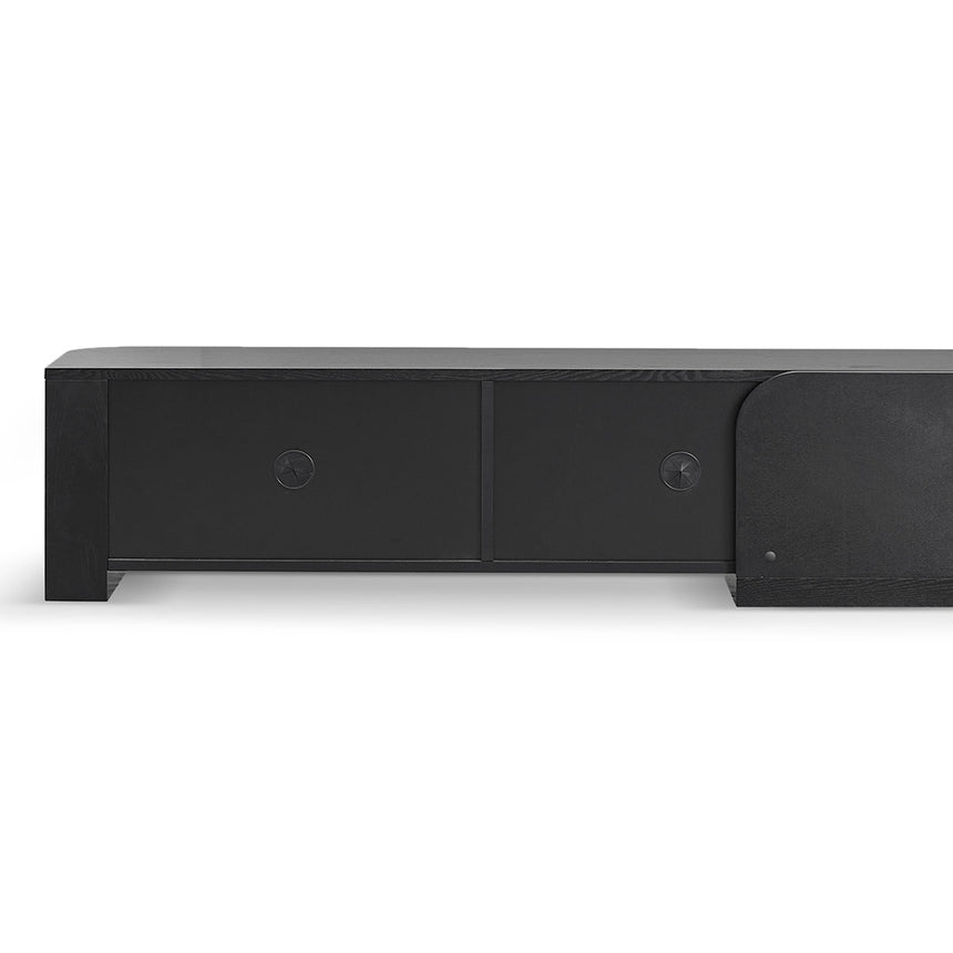 Expandable TV Entertainment Unit | Full Black Oak | Myka Home - View 16