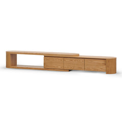CTV8487-CN Extendable TV Entertainment Unit - Natural Oak