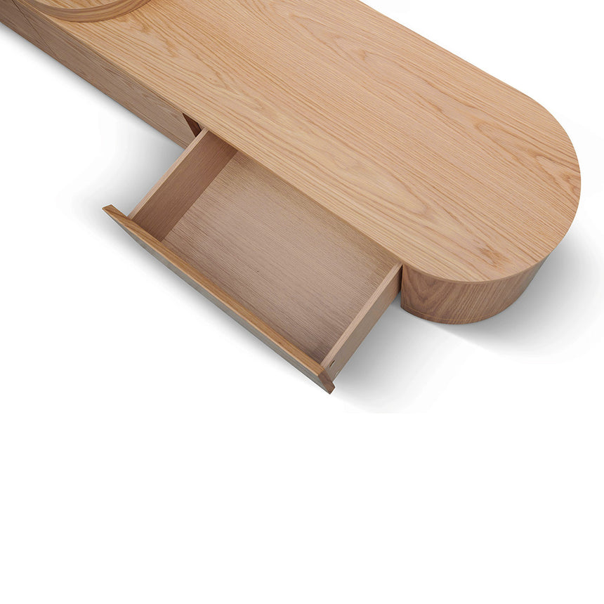 Extendable TV Entertainment Unit | Natural Oak | Myka Home - View 9