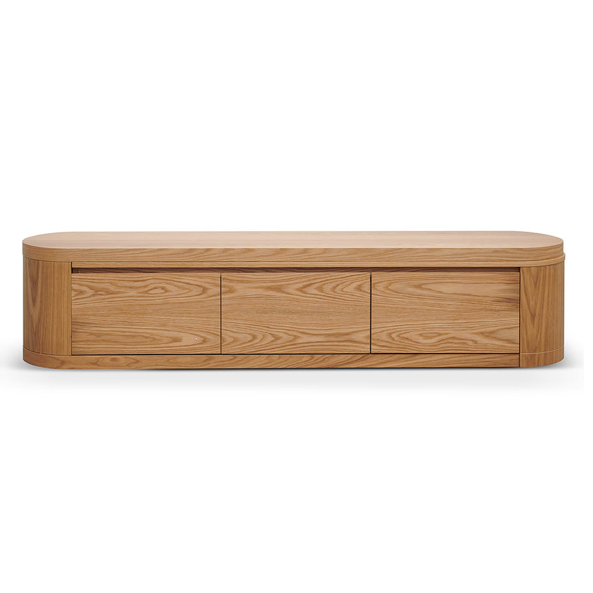 Extendable TV Entertainment Unit | Natural Oak | Myka Home - View 2