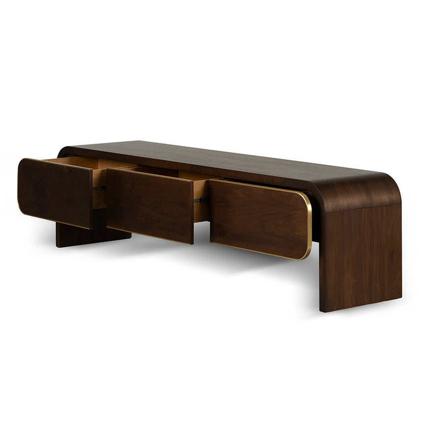 2m TV Entertainment Unit | Walnut | Myka Home - View 4