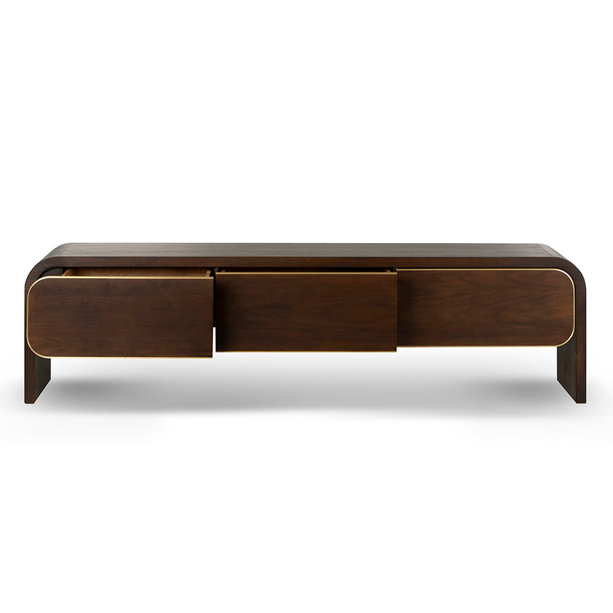 2m TV Entertainment Unit | Walnut | Myka Home - View 3