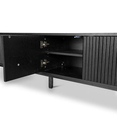 CTV8618-KD 2m TV Entertainment Unit - Full Black