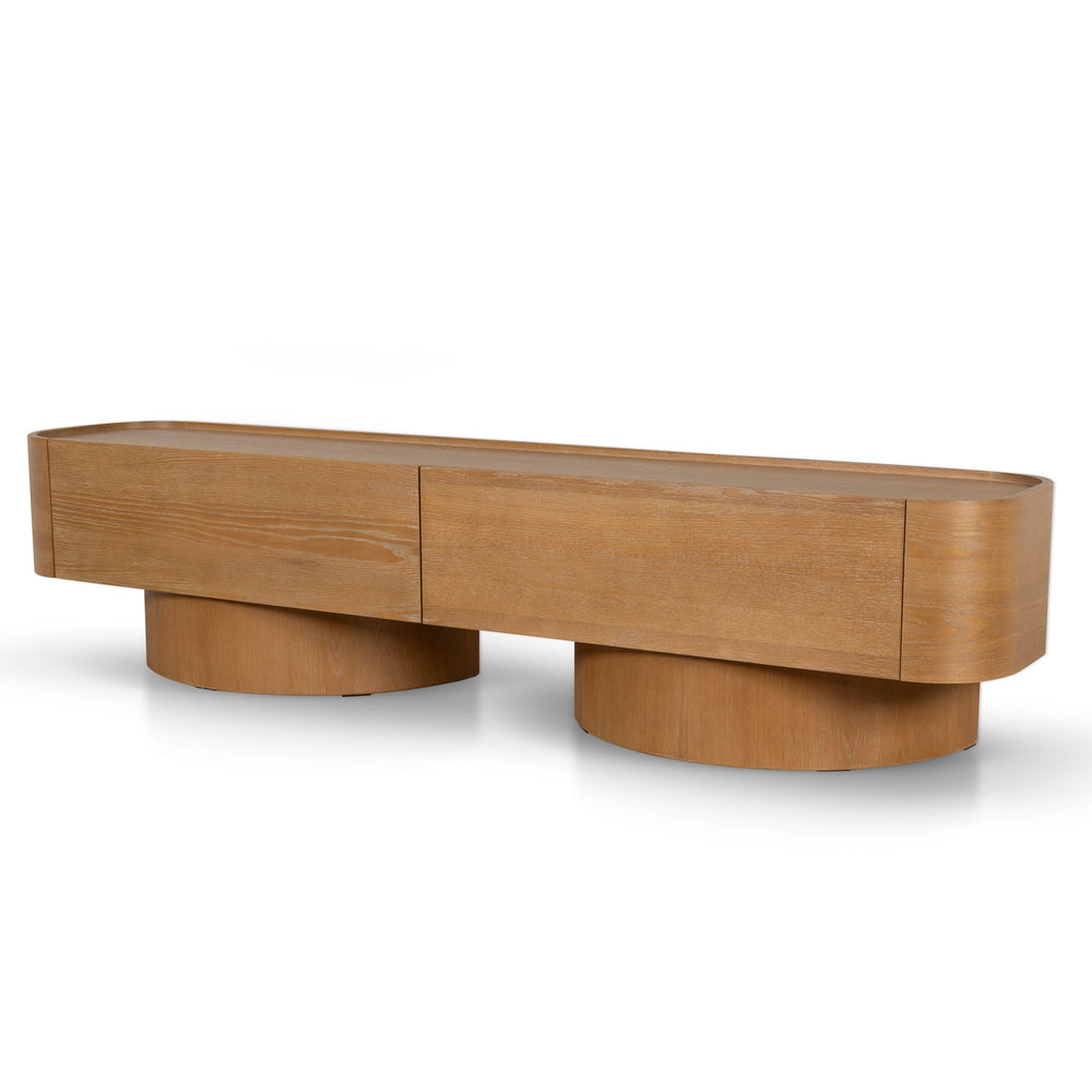 2.2m TV Entertainment Unit | Dusty Oak | Myka Home