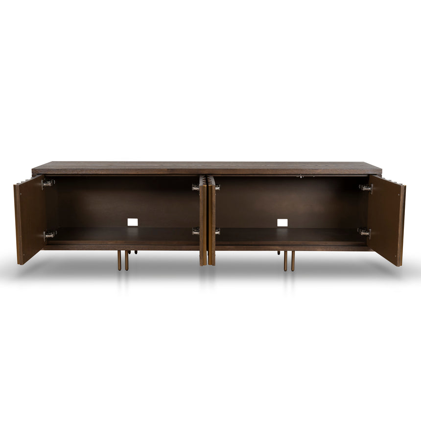 2m TV Entertainment Unit | Caramel Oak | Myka Home - View 5