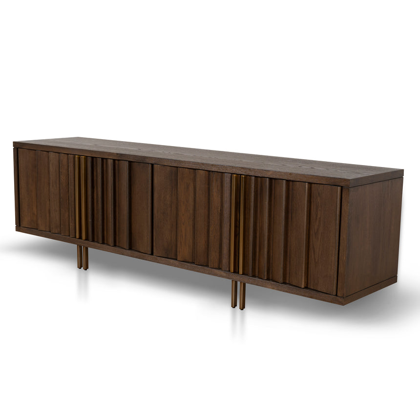 2m TV Entertainment Unit | Caramel Oak | Myka Home