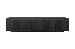 CTV6312-VA 2.23m Entertainment TV Unit - Textured Espresso Black