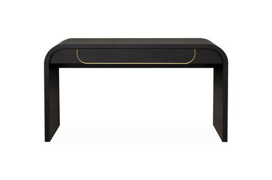 CDT6318-VA 1.4m Console Table - Textured Espresso Black