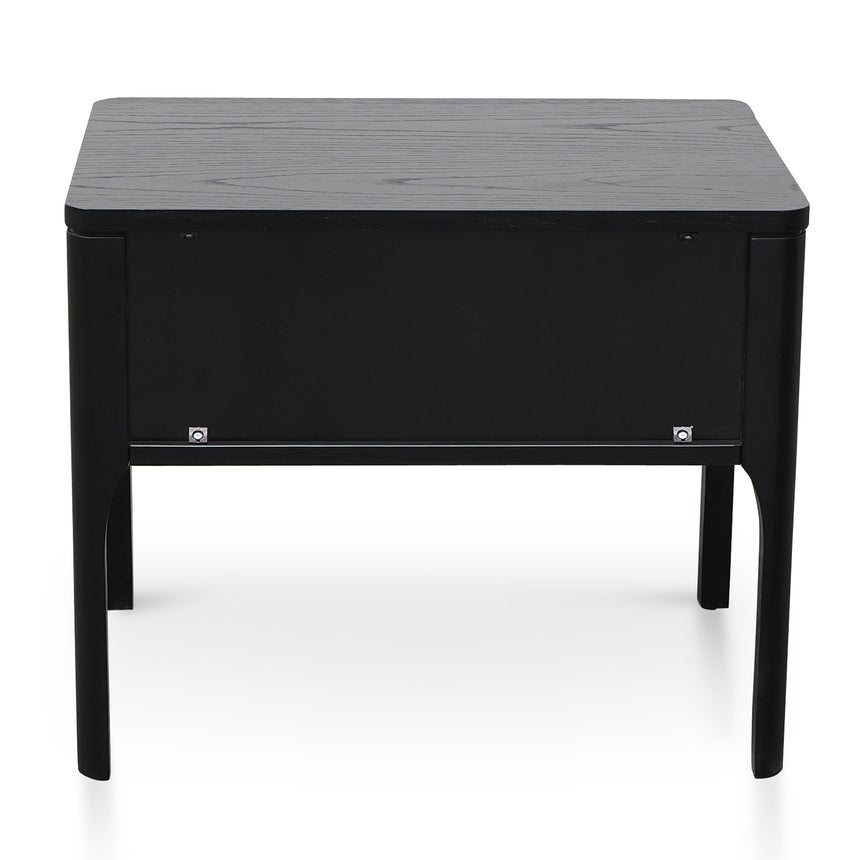 Bedside Table | Black Veneer | Myka Home - View 6