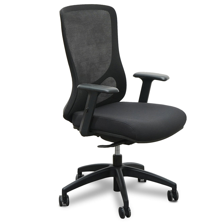 Mesh Office Chair | Black | Myka Home - View 3