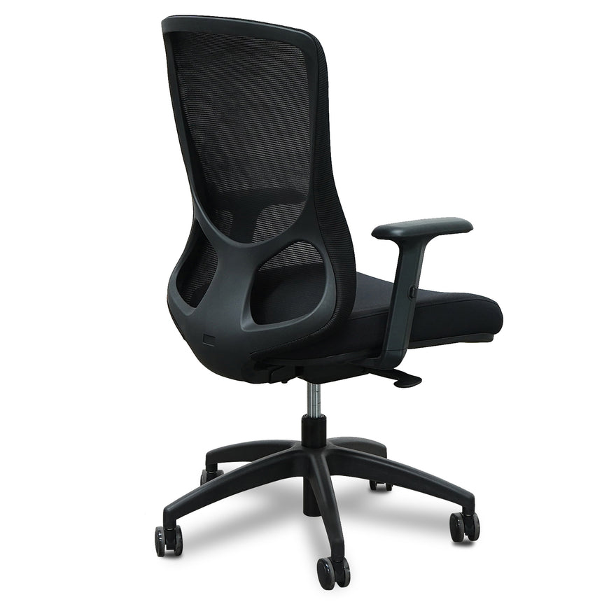Mesh Office Chair | Black | Myka Home - View 4
