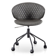 Office Chair | Charcoal with Black Base | Myka Home