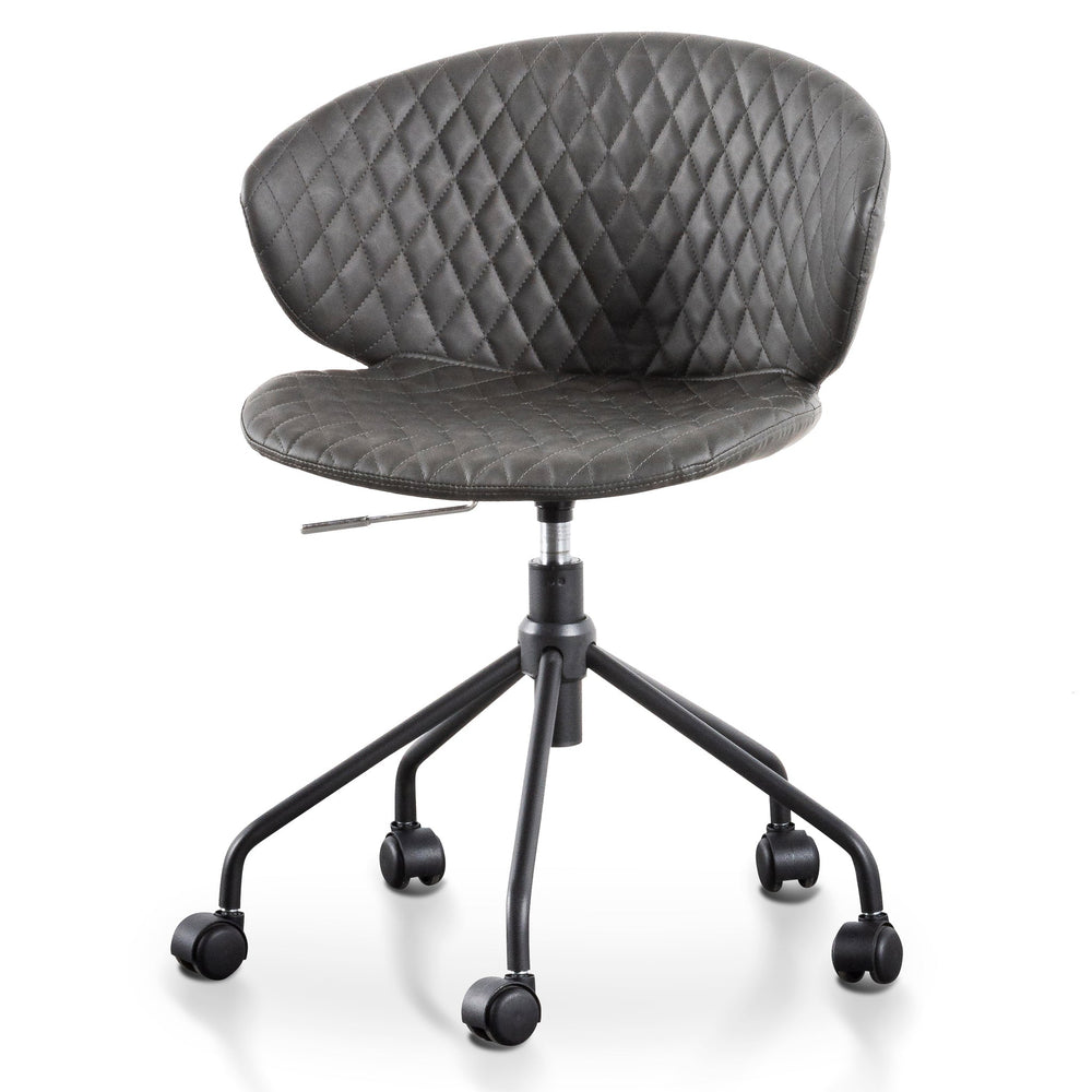 Office Chair | Charcoal with Black Base | Myka Home