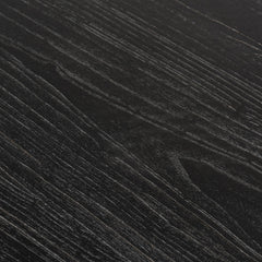 Ex Display - CDT2480 Reclaimed 140cm Round Dining Table - Rustic Black