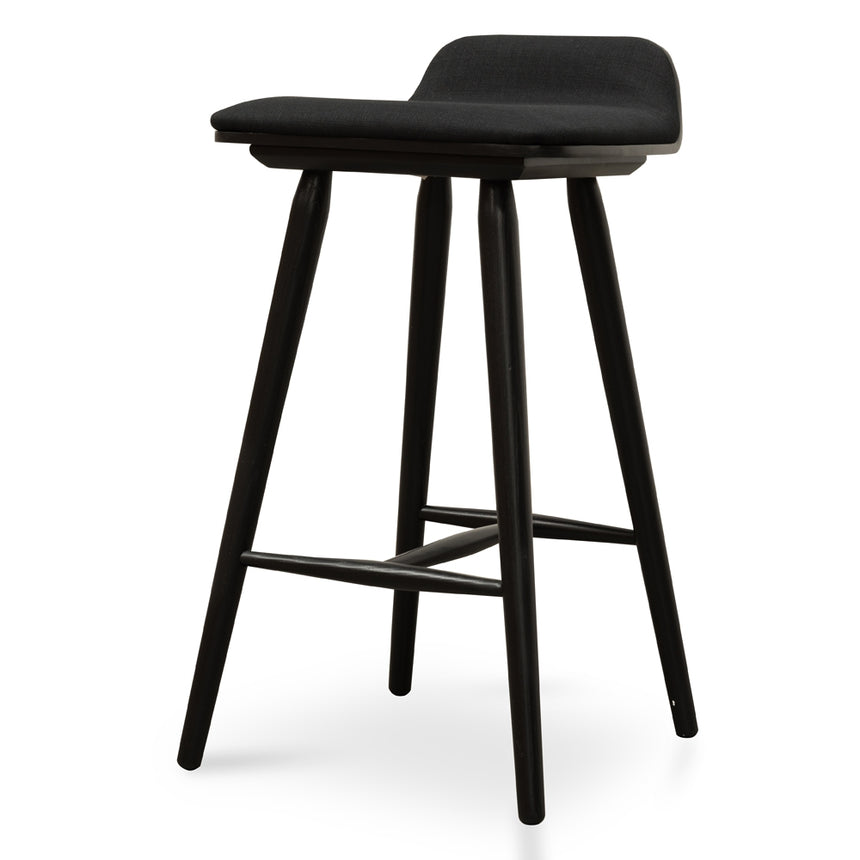 65cm Bar Stool - Black - View 7